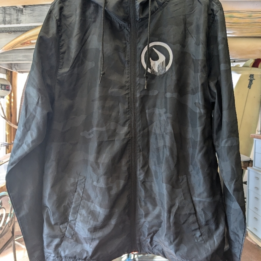 Camo AZHIAZIAM Hooded Windbreaker Jacket